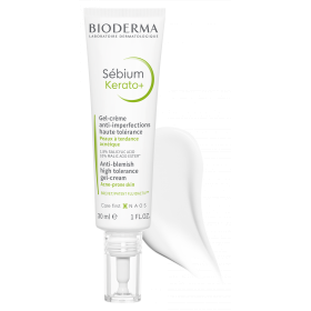 BIODERMA SEBIUM KERATO+ KREM-ŻEL PRZECIWTRĄDZIKOWY O WYSOKIEJ TOLERANCJI 30 ml